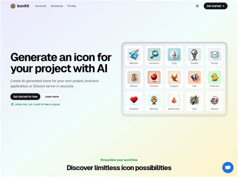 IconKit Ai Icon Generator - AI Tools Directory