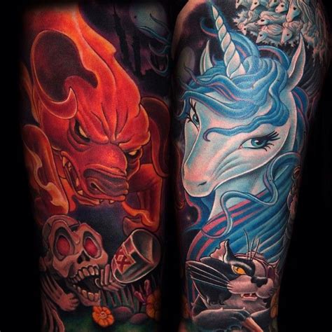 julian siebert - Google Search | Unicorn tattoos, Fantasy tattoos, The last unicorn