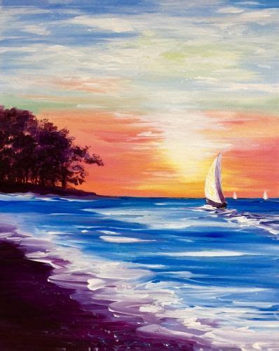 Sailing Under Rainbow Skies at The Loft (North Andover) - Paint Nite ...