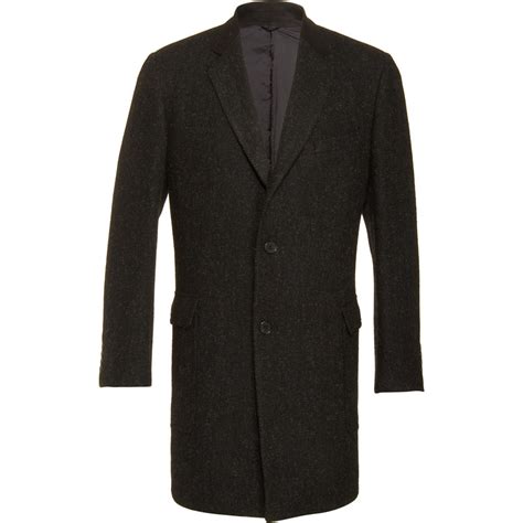 Margaret Howell Chesterfield Coat in Black for Men | Lyst