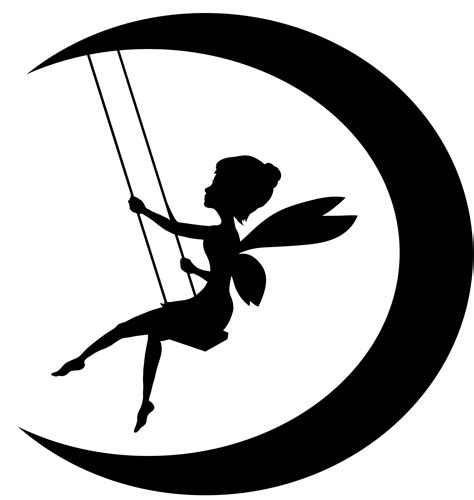 Free Fairy Silhouette Printable, Download Free Fairy Silhouette Printable png images, Free ...