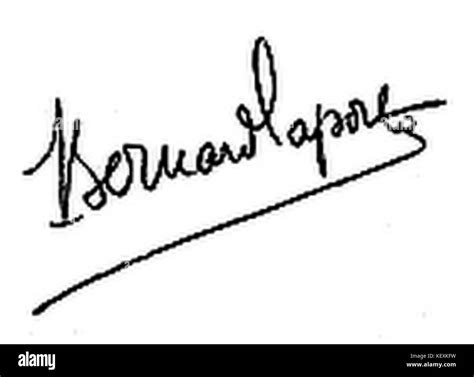 Bernard Laporte signature Stock Photo - Alamy