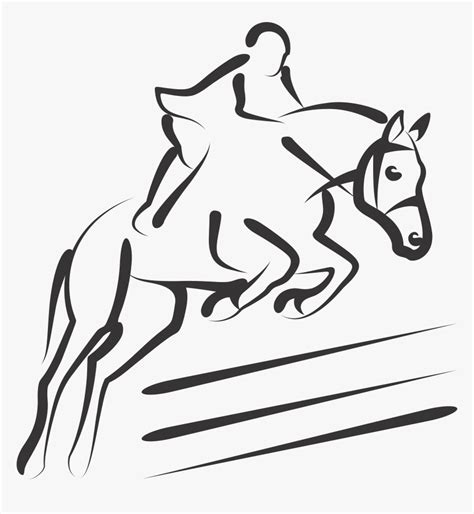 Horse Jumping Silhouette Png , Png Download - Show Jumping Horse Silhouette, Transparent Png ...