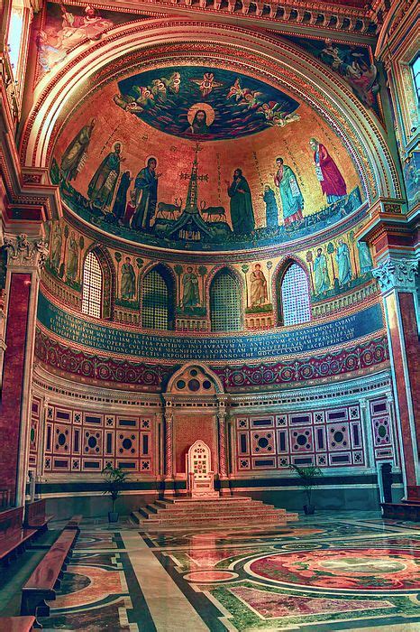 The colorful interior of roman catholic cathedral by george westermak ...