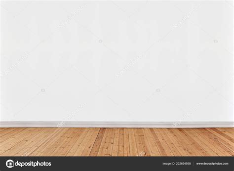 White Wall Background Wooden Floor — Stock Photo © limpido #222654938