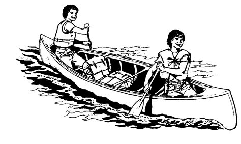 Canoe clipart black and white, Picture #2336749 canoe clipart black and ...