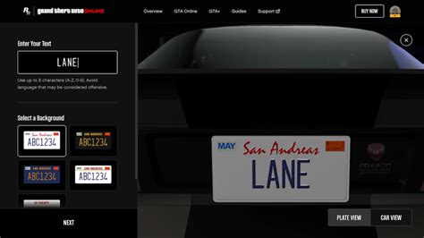 GTA Online: How To Get Custom License Plates - Gamepur