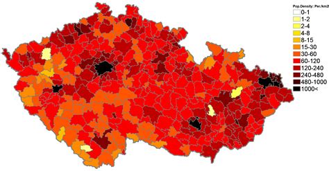 Choropleth Maps On The Population Of The Czech Republic –, 52% OFF