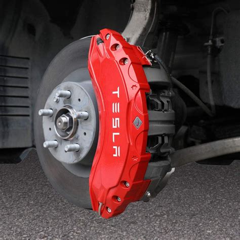 Calipers RED, Not Fit for Tesla Model 3 Tesritar Caliper Covers for ...