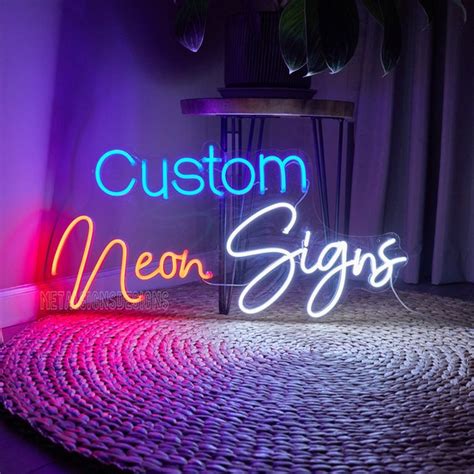 Enseigne au néon personnalisée Lumière LED Enseigne au néon - Etsy France