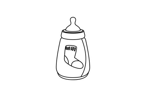 Baby Bottle Outline Icon-03 Graphic by goodflows.studio · Creative Fabrica