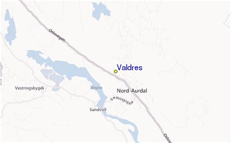 Valdres Norway Map - TravelsFinders.Com