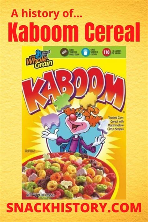 Kaboom Cereal (History, FAQ, Pictures & Commercials) - Snack History