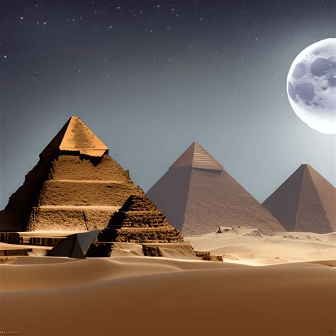 3D Pharaohs Pyramids Graphic · Creative Fabrica