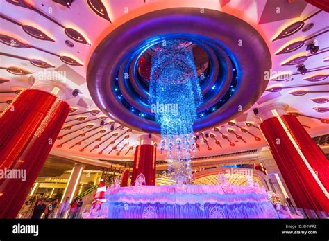 China, Macau, Cotai, Galaxy Hotel and Casino, Main Lobby Stock Photo - Alamy