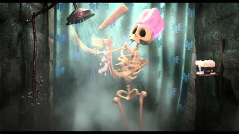 Hotel.Transylvania funny Skeleton husband scene in bathroom - YouTube