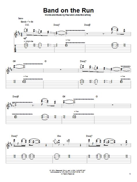 Band On The Run by Paul McCartney & Wings - Guitar Tab Play-Along - Guitar Instructor