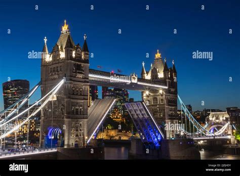 Tower Bridge at Night, London, England Stock Photo - Alamy