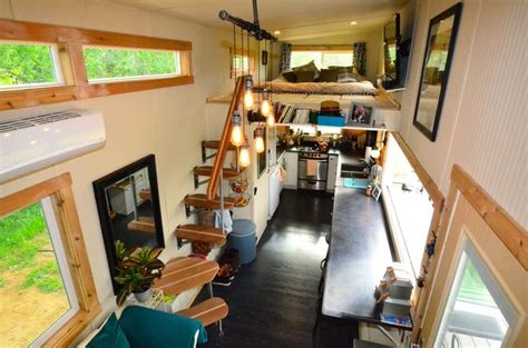 224 Square Feet Tiny House Trailer - Interiors Tours - Small House Decor