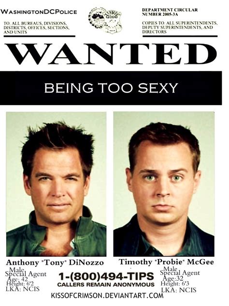 Tony & McGee- Wanted - NCIS Fan Art (16434296) - Fanpop