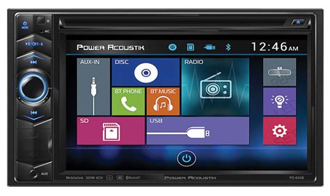 PD-624B 6.2″ Double DIN DVD, CD/MP3 Car Stereo Radio w/ 6.2″ LCD ...