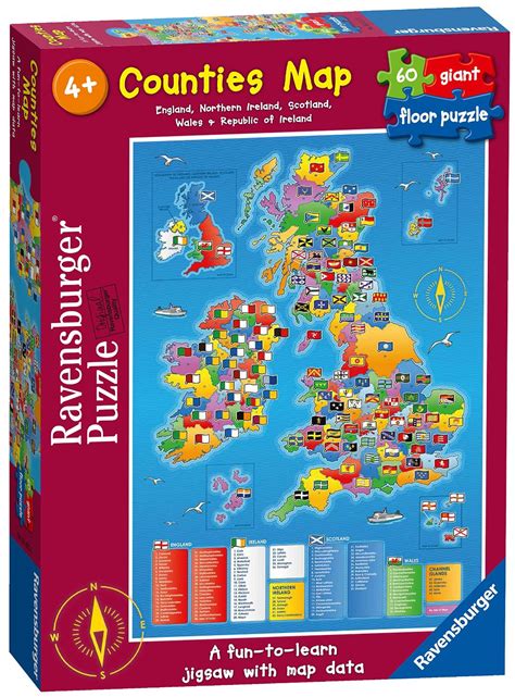 British Isles Counties Map Piece Jigsaw Puzzle Game | The Best Porn Website