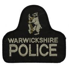 Warwickshire Police Cloth Bell Patch Badge