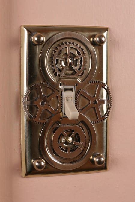 20 Creative Ways To Decorate Your Light Switches | Steampunk home decor, Steampunk lighting ...