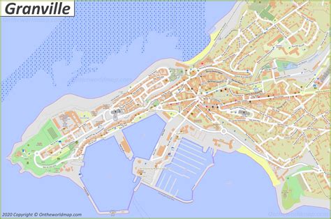 Granville Map | France | Discover Granville with Detailed Maps