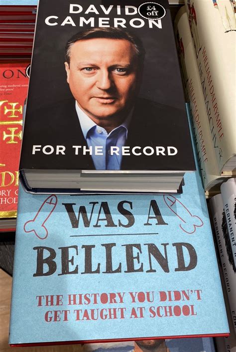 Give a pay rise to the Waterstones person who did this with David Cameron's book - The Poke