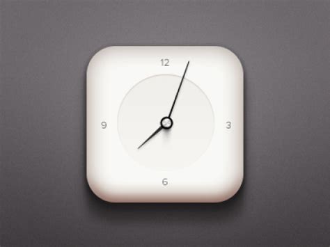 Simple Clock Icon PSD | FreePSD.cc – Free PSD files and Photoshop Resources and more ...