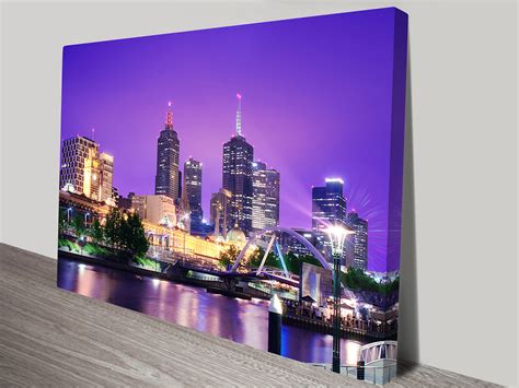 Melbourne Cityscape Artwork on Canvas