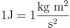 Joule Base Units