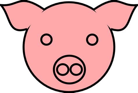 Pig 9 Clip Art at Clker.com - vector clip art online, royalty free & public domain
