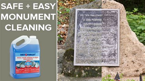 Easy Monument Cleaning With Wet And Forget | How to clean headstones, Headstones, How to clean ...