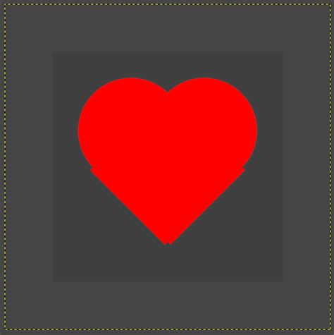 GIMP - Heart Shape
