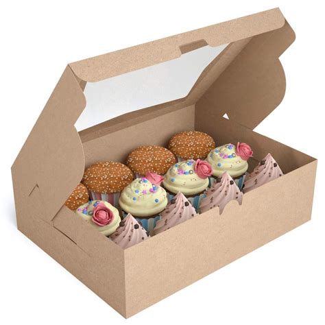 CUP CAKE BOXES | Cake packaging, Bakery packaging, Cupcake carrier