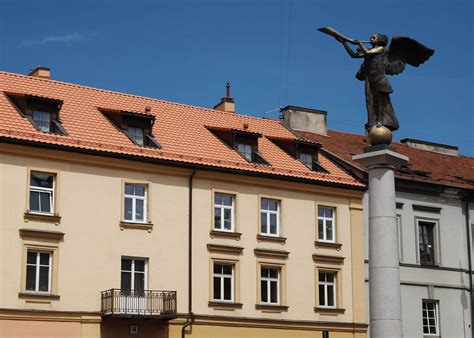 Uzupis's Guardian Angel statue watches over the Republic - Helen on her Holidays