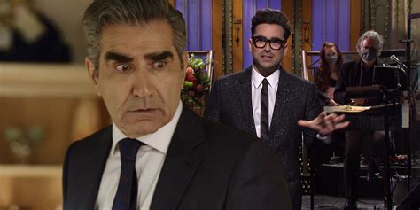 SNL Host Dan Levy Reunites With Dad Eugene After Schitt's Creek's Ending