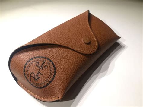 Ray Ban Brown Leather Case with Cleaning Cloth #fashion #clothing #shoes #accessories # ...