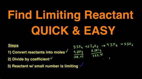 How to Determine Limiting Reactant - PeytonknoeKeller