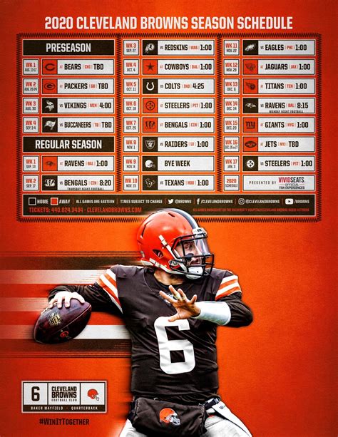 Printable Browns Schedule 2023 24