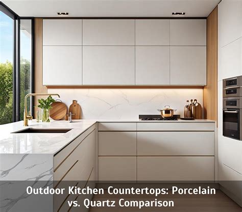 Outdoor Kitchen Countertops: Porcelain vs. Quartz Comparison - Vassar Chamber