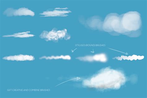 ArtStation - Matt's Photoshop Cloud Brushes | Brushes