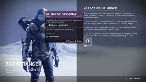 Destiny 2: Season of the Chosen -- New Stasis aspects and fragments guide