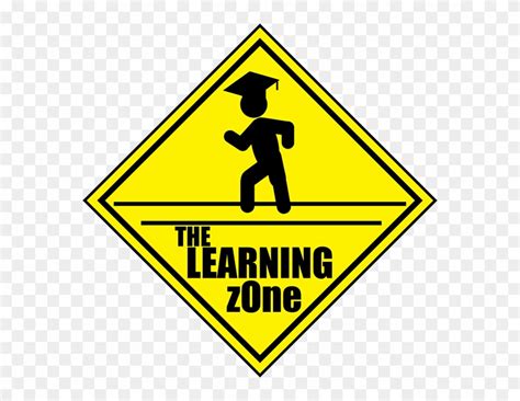 Learning Zone - School Ahead Road Sign Clipart (#657370) - PinClipart