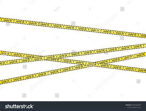 Yellow Black Tape Vector Illustration Stock Vector (Royalty Free ...