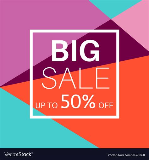 Big sale banner for online shopping Royalty Free Vector