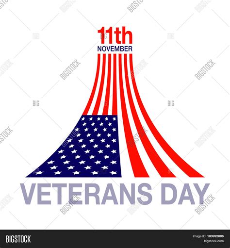 Veterans Day Flag Vector & Photo (Free Trial) | Bigstock