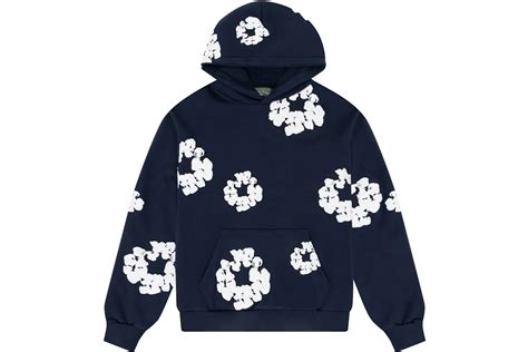 Denim Tears Cotton Wreath Sweatshirt Navy - SS23 Men's - US